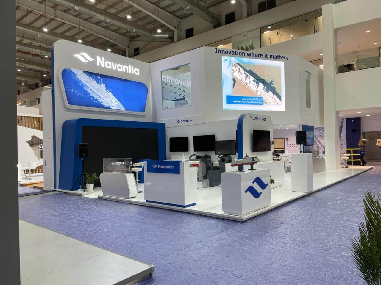 Navantia exhibition stand at World Defense Show