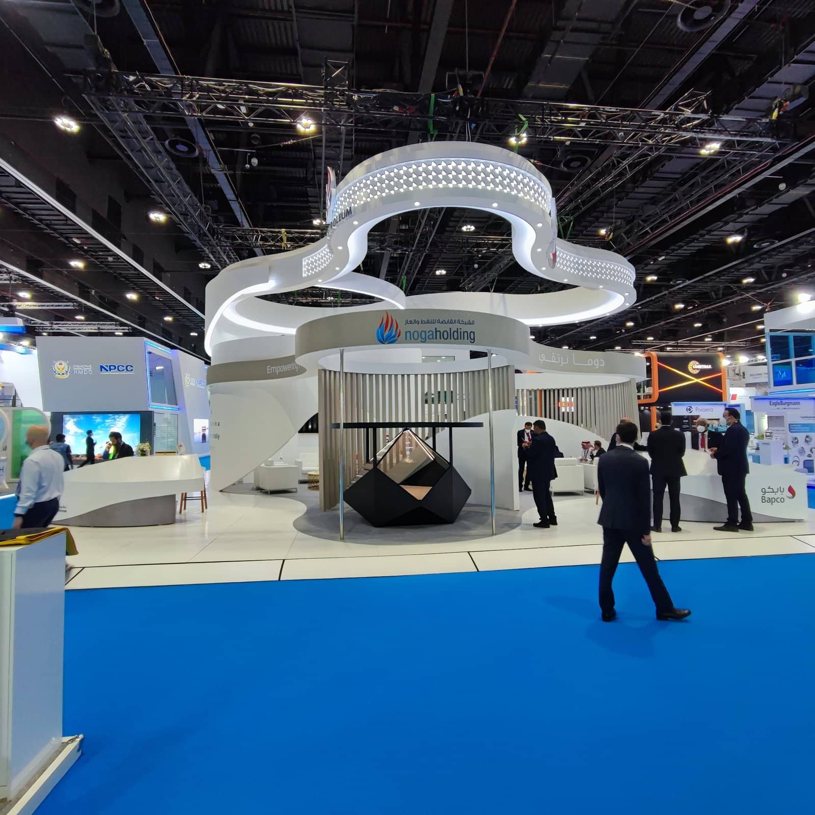 Exhibition stand for Bapco at ADIPEC