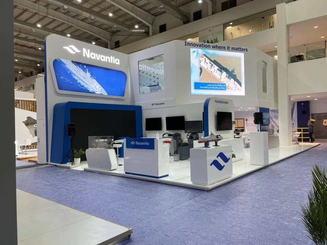 Navantia stand at World Defense Show, Riyadh
