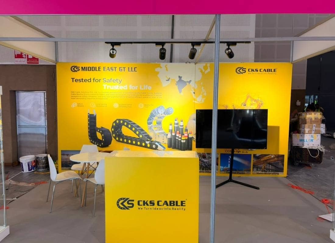 CKS Cable Solutions stand at Middle East Energy Dubai — photo 1