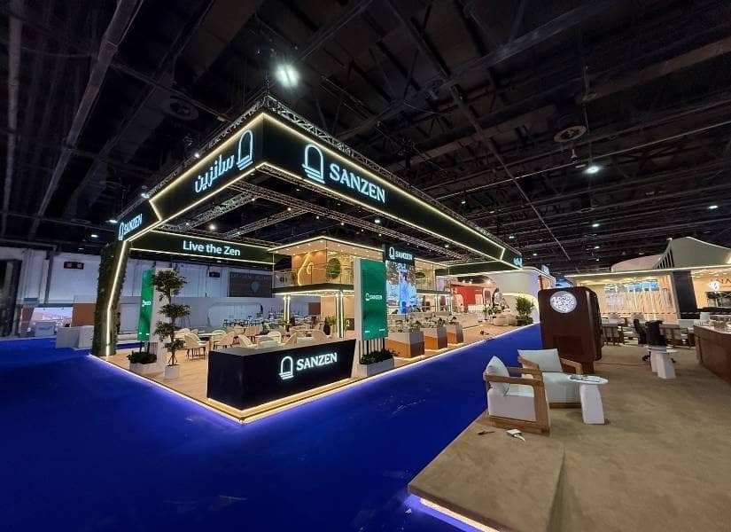 SANZEN stand at International Property Show, Dubai